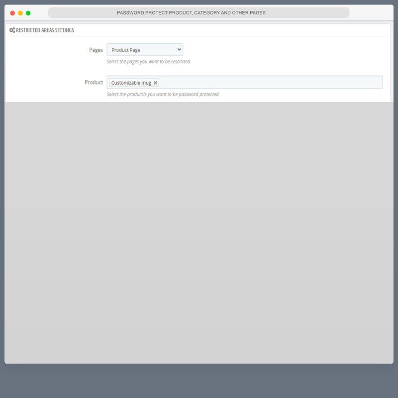 Private Pages PRO for Product, Category, CMS...