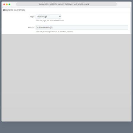 Private Pages PRO for Product, Category, CMS and others