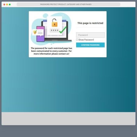 Private Pages PRO for Product, Category, CMS and others