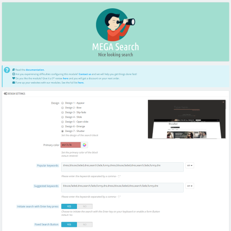 MEGA Search - Nice looking search