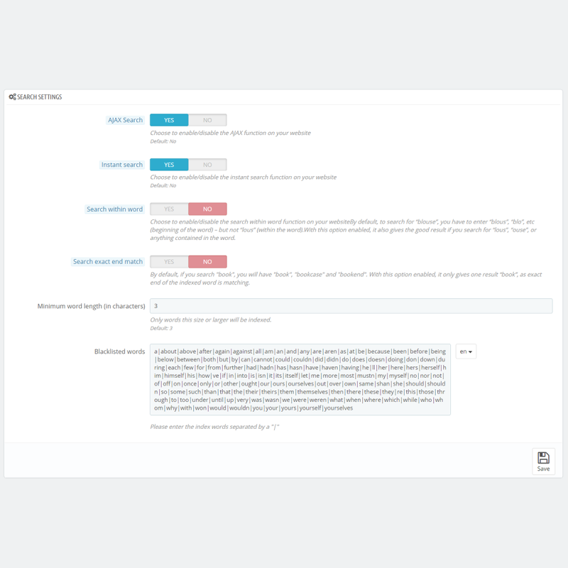 MEGA Search - Nice looking search