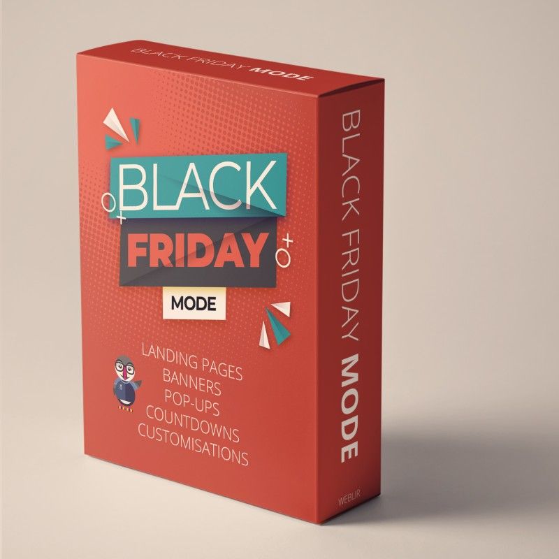 Black Friday Sales Mode - Unlimited landing page builder