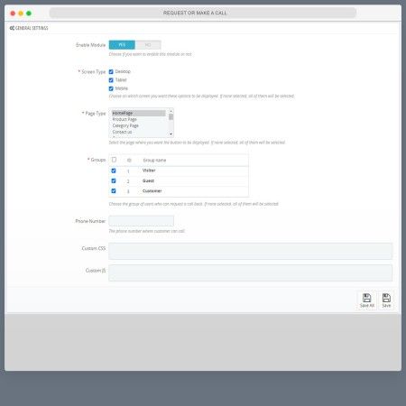 Make or Request a Call PRO - Customer call support