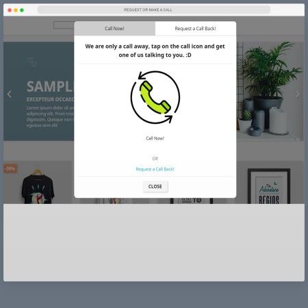 Make or Request a Call PRO - Customer call support