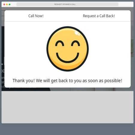 Make or Request a Call PRO - Customer call support